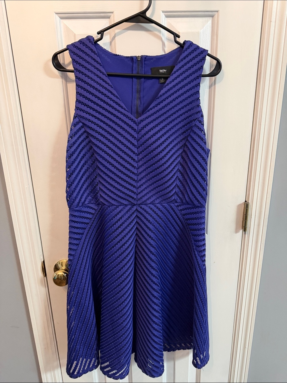 Mossimo Supply Co. Sleeveless V-Neck Midi Dress in Royal Purple
